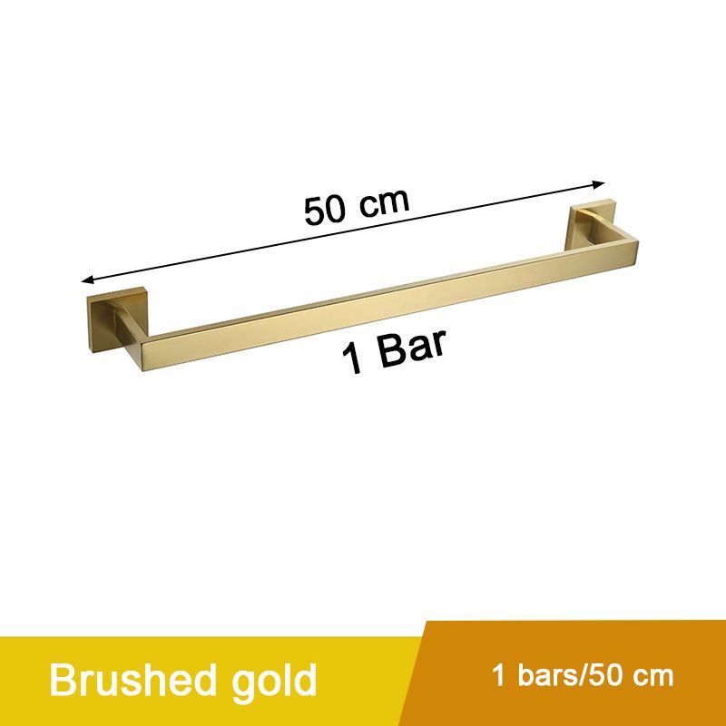 Brushed gold 1bar 50cm