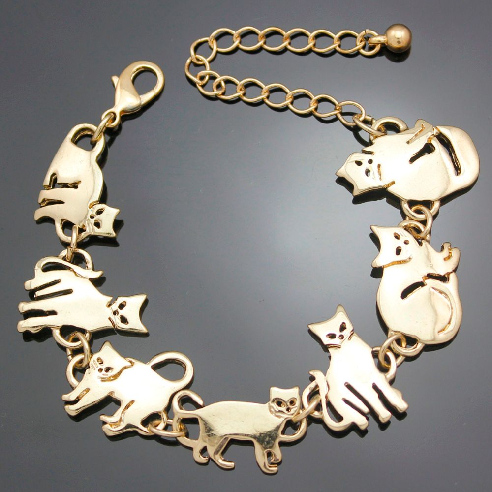 Grosshandel Agyptische Bastet Gold Katze Katzchen Haustier Charme Kette Link Armbander Fur Frauen Armreifen Geschenk Partei Indischen Schmuck Pulseira Feminina Von Ck09 6 64 Auf De Dhgate Com Dhgate
