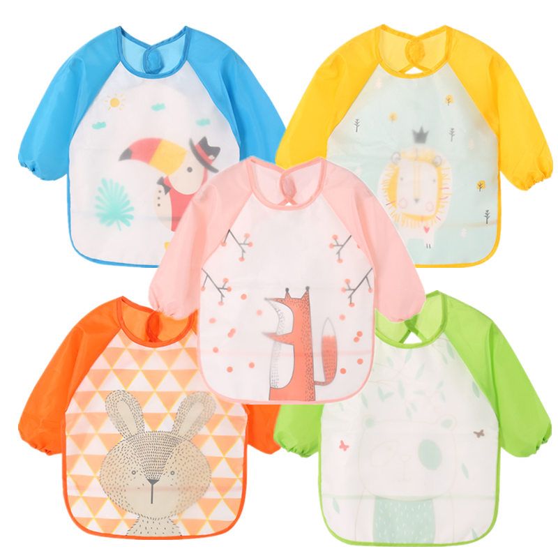 children's bibs with sleeves