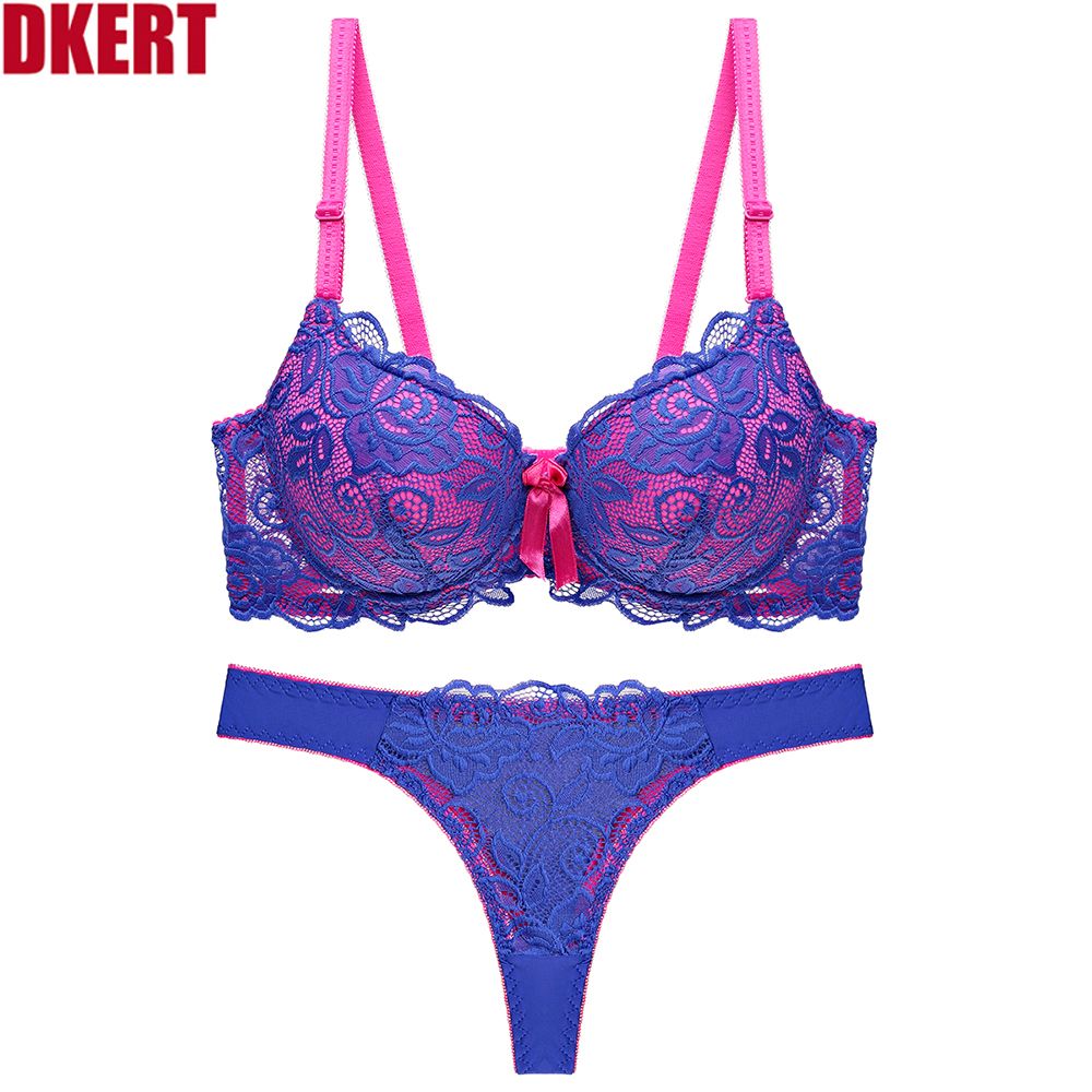 push up bra and thong set