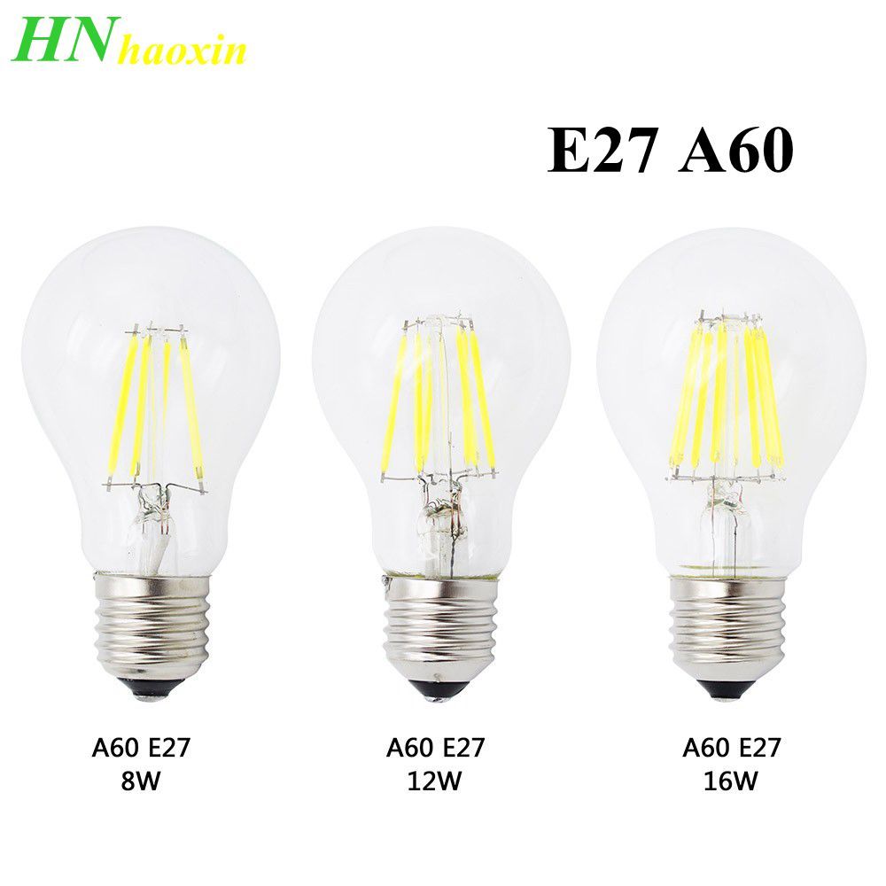 HaoXin E27 AC 220V Filament Dimmable Bulb A60 Retro Vintage Glass Bombillas Edison Lamp Candle Chandelier From $1.93 | DHgate.Com