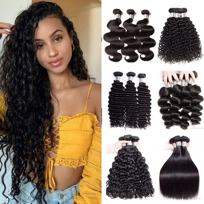 Wholesale Brazilian Human Hair Body Wave Deep Wave Water Wave 3 4