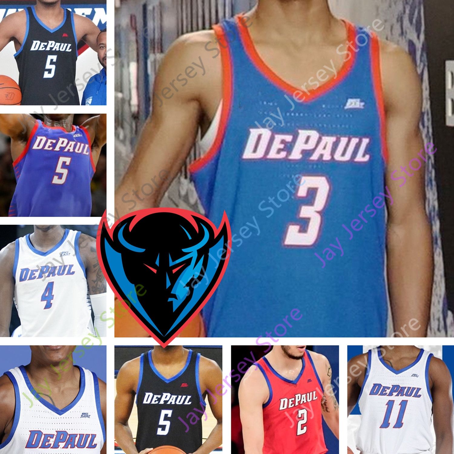 depaul basketball jersey