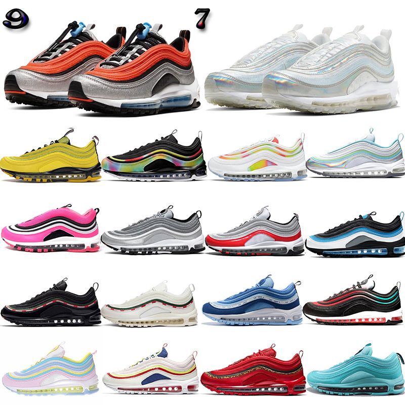 fluorescent yellow running shoes