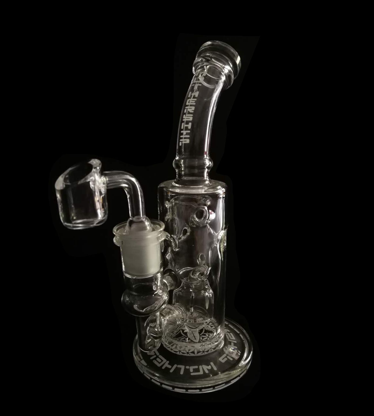 2021 USA Best Glass Bong Dab Rig Water Pipes Straight Fab Egg Glass