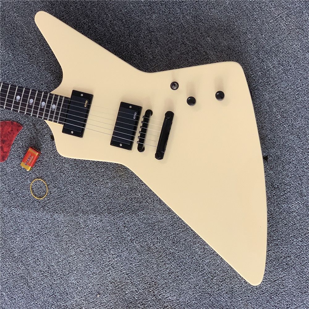 Factory Custom G Custom Shop Explorer Shape Electric Guitar With Black Hardware In Cream Color All Color Are Available J Reynolds Electric Guitar Left Handed Acoustic Electric Guitars From Coop 15 130 66 Dhgate Com