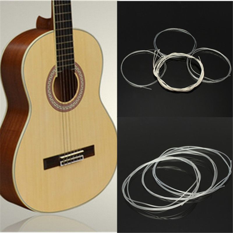 Compra Set Cuerdas Para Guitarra Nylon Plateado Conjunto Super Ligero Para  Guitarra Acústica Partes De Instrumentos Musicales Accesorios Barato |  Entrega Rápida Y Calidad | Es.Dhgate