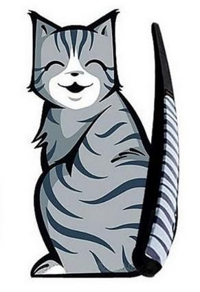 Acheter Autocollants Personnalises Voiture Autocollant De Voiture De Chat Sourire De Chat Melancoliques Waving Train Arriere De Chat En Mouvement Queue Essuie Glace Autocollant De Voiture Reflechissant 001 De 2 79 Du