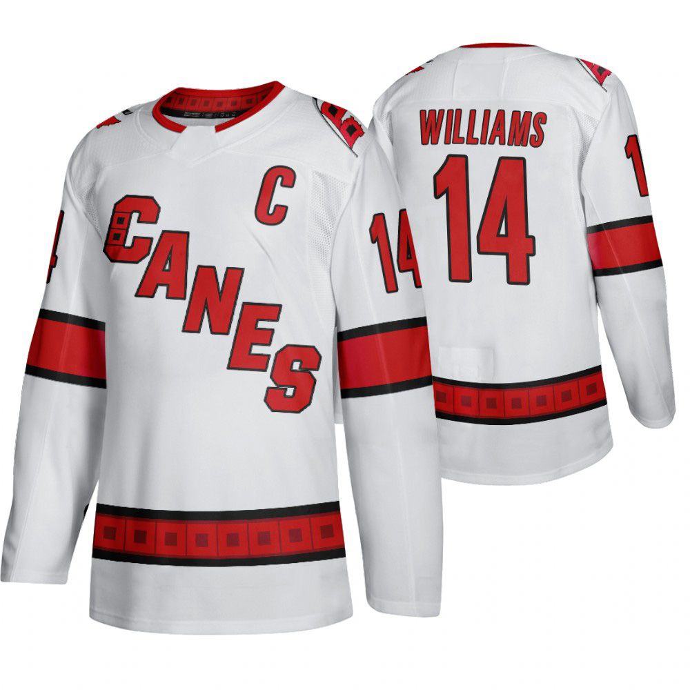 14 Justin Williams Jersey Carolina Hurricanes Golden Edition Whalers