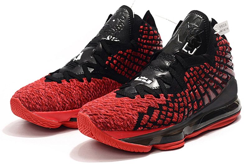 Nike LeBron 17 XVII EP Negro/Rojo Hombres
