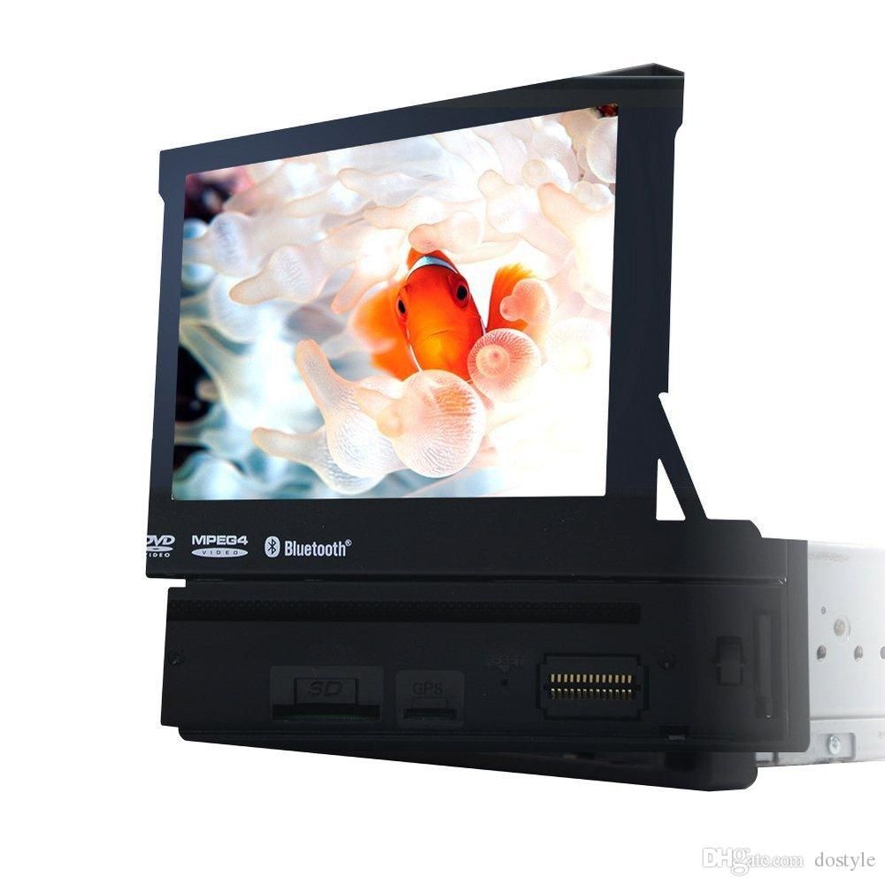 C/ámara trasera incluido el /único est/éreo 1 DIN coche reproductor de v/ídeo de 7 pulgadas Android 9.0 pantalla t/áctil del OS en la rociada GPS Receptor de radio de navegaci/ón con Bluetooth WiFi OBD2