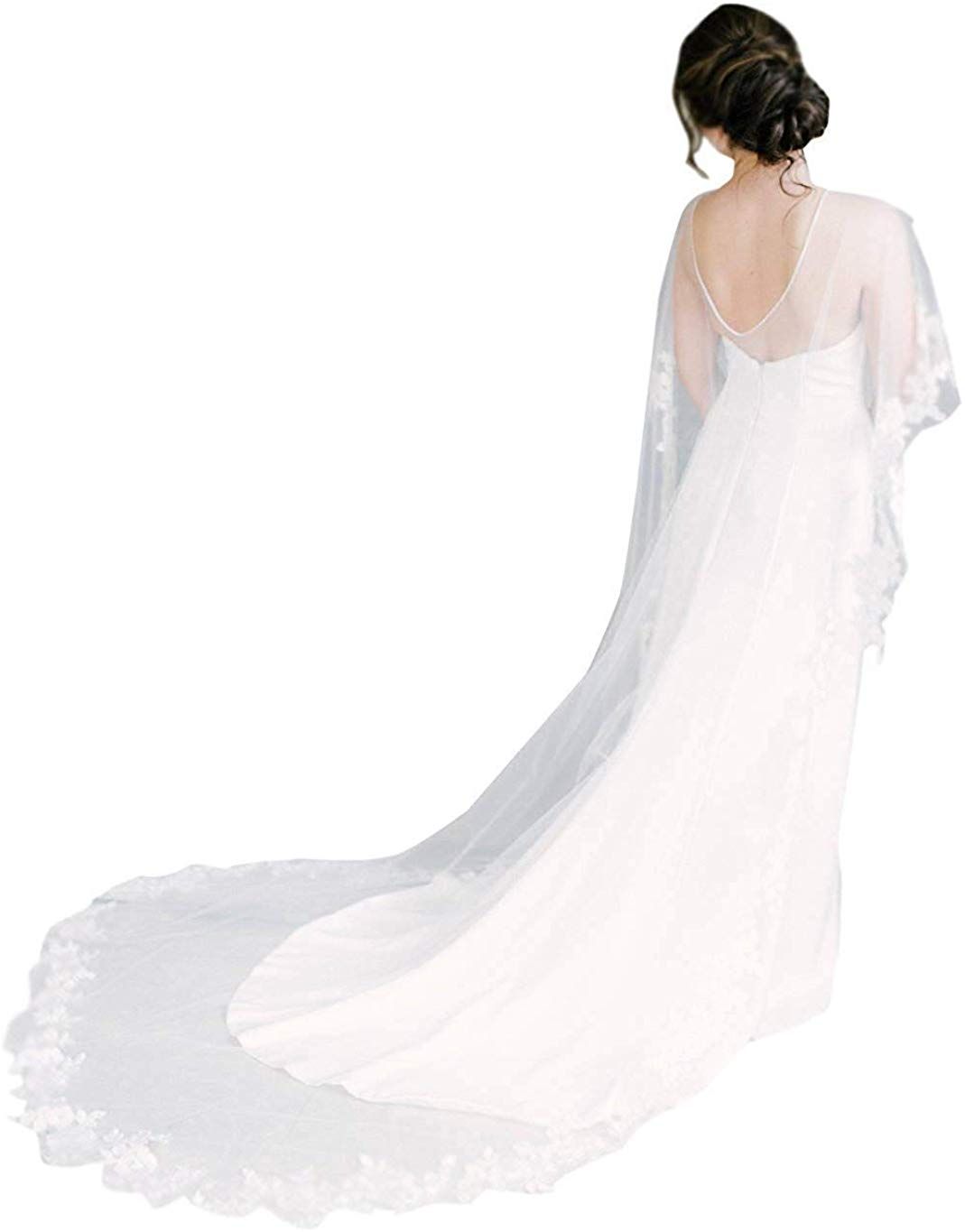 chapel length wedding dress