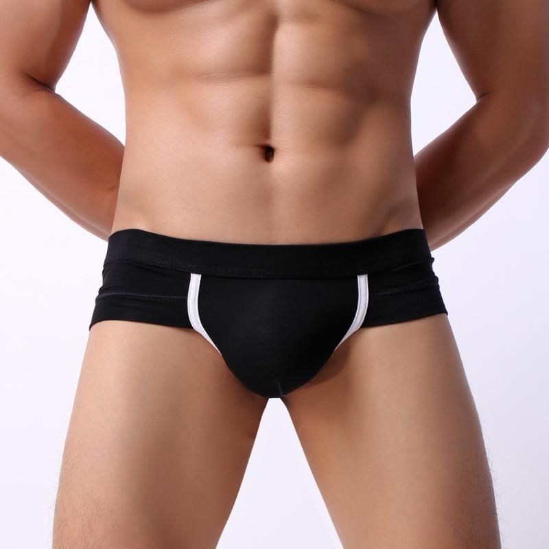 Breathable Briefs Bulge Men Underwear Underpants Hollowed out Low rise