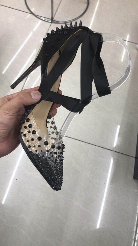 mechante reine ankle wrap pump