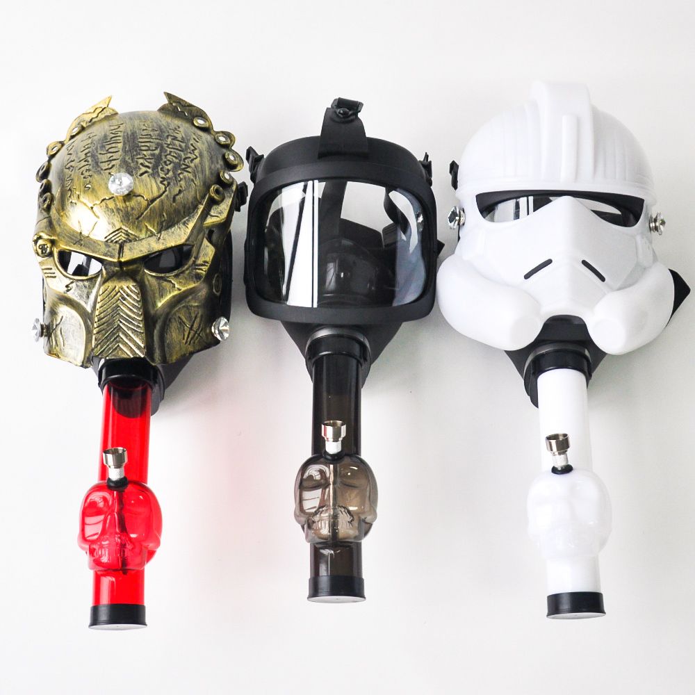 1X Predator Head Silicone Hookah Mask Tobacco Smoking Pipes VS Hookah Mask Pipes