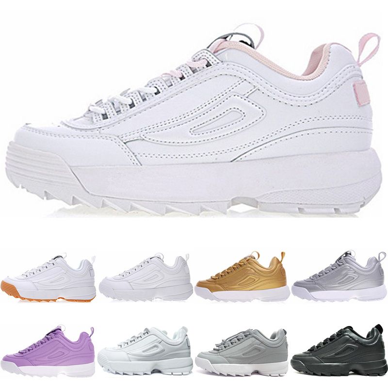 fila disruptor 3 homme blanche