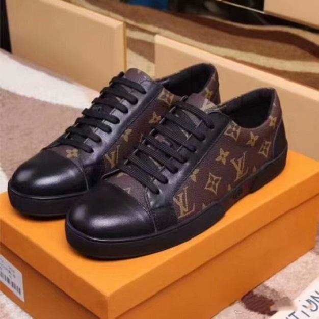 Venda Por Atacado De Gênero 2020 Louis Vuitton Shoes LV Nova Moda De  Qualidade Casuais Sapatos Masculinos Sapato Design De Luxo Top Lazer Ao Ar  Livre Sneakers Plana Baixa Top Sapatos Masculinos