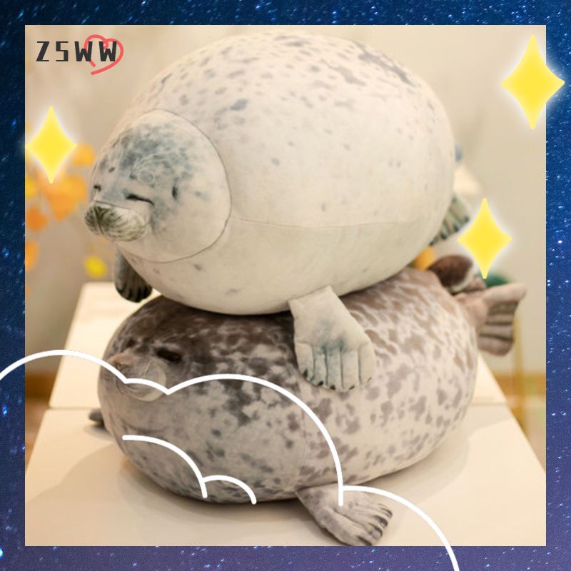 kawaii seal plush
