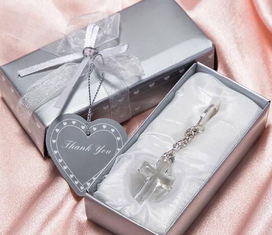 Dhl Church Party Giveaway Gift For Guest Crystal Cross Key Chains