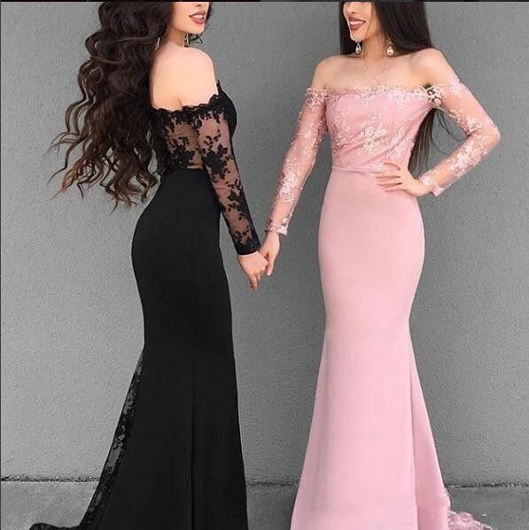 Compra Vestidos Largos De Dama De Honor De La Sirena Light Pink Designs  Modelos Para Vestidos De Fiesta De Noche Sexy Baratos B008 Barato | Entrega  Rápida Y Calidad | Es.Dhgate