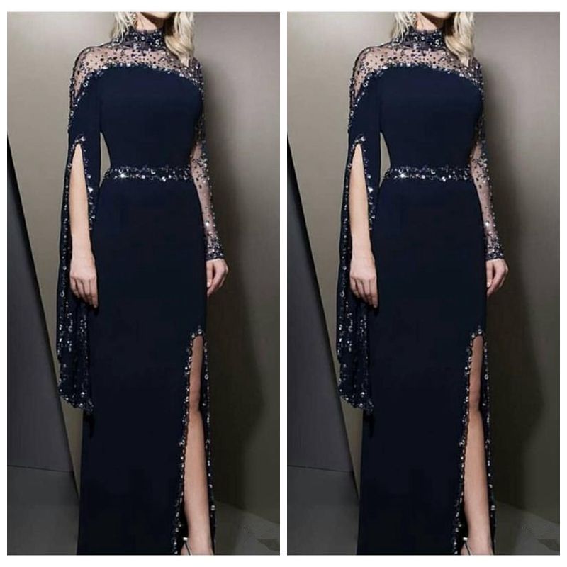 black bling dress