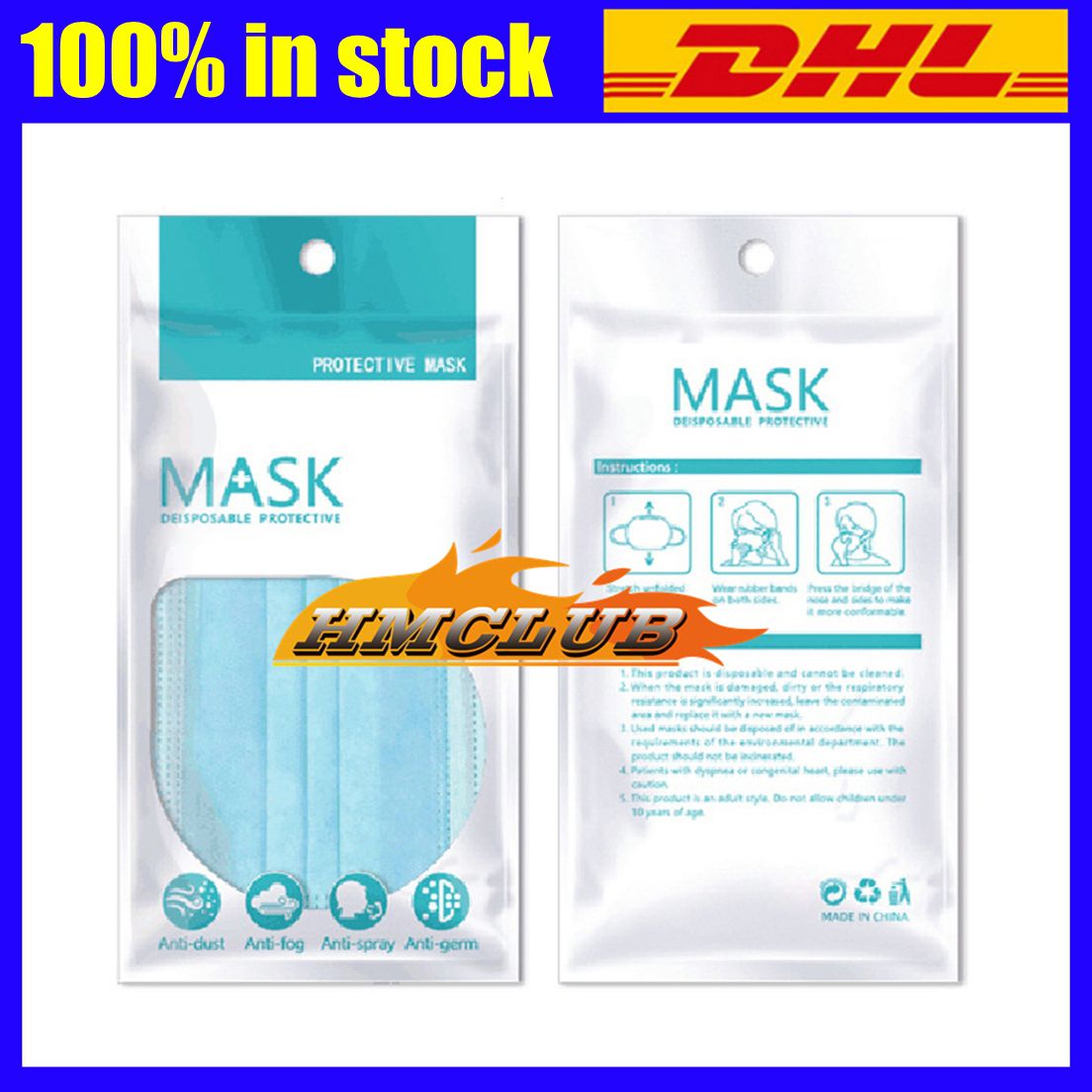 Wholesale Packing Bags At 0.10, Get OPP Bags For Face Mask Bag
