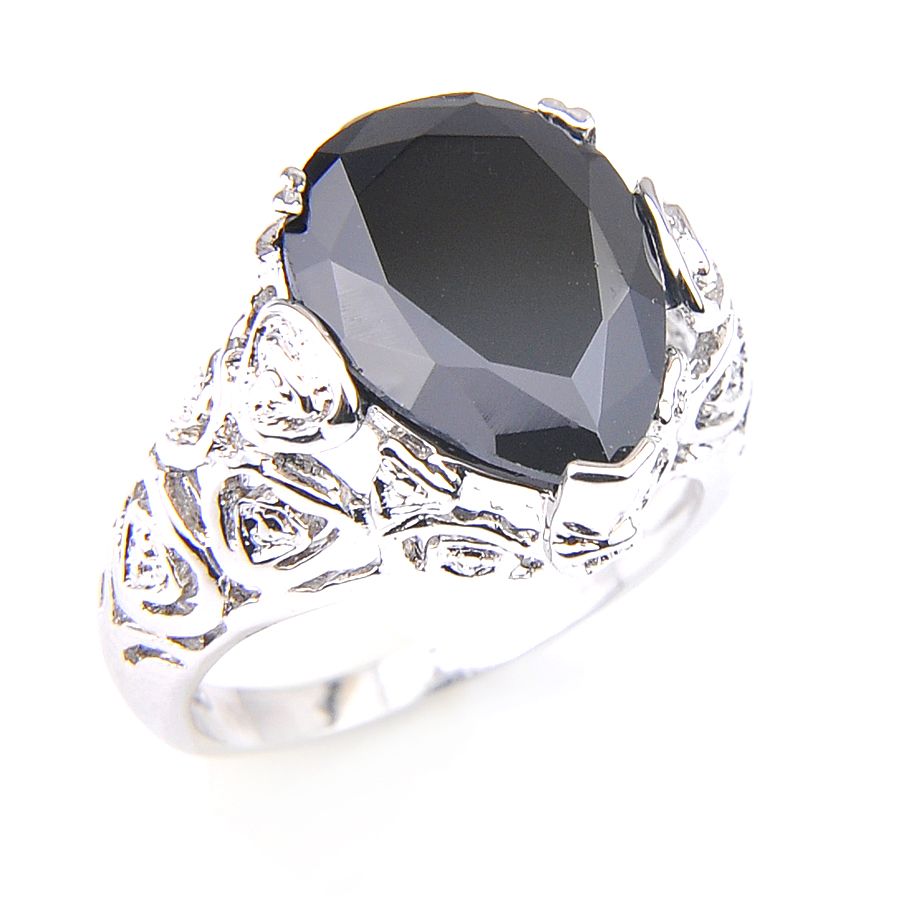 LuckyShine Fire Water Drop Black Onyx 