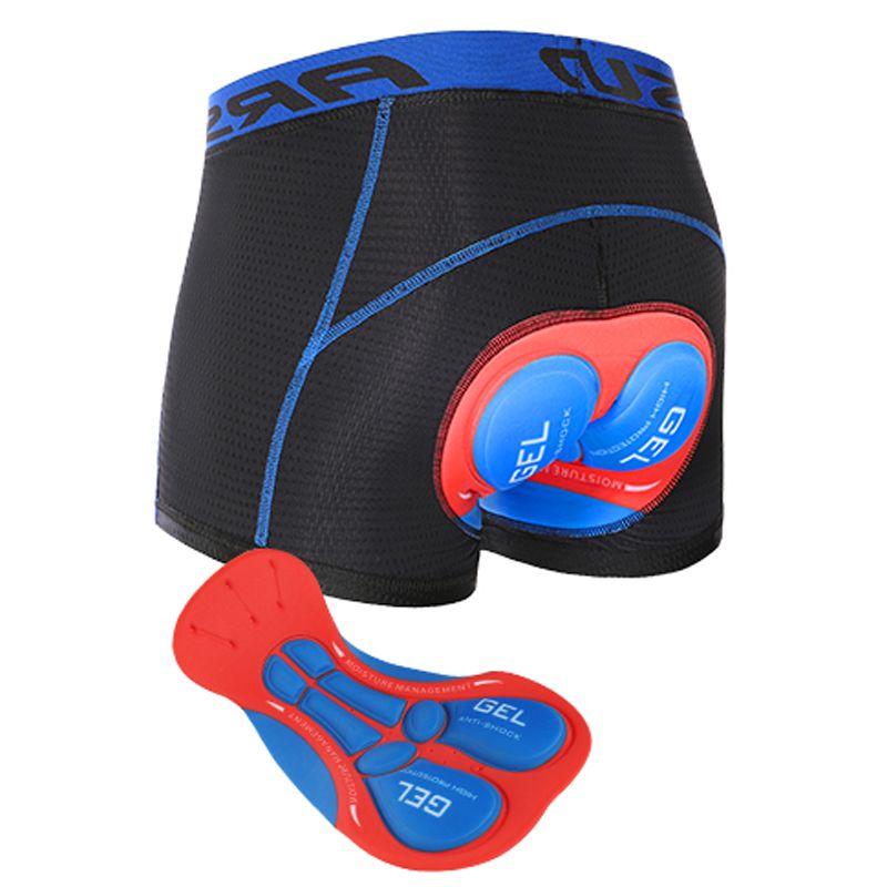 Pantalones cortos de ciclismo MTB Pro 5D Gel  interior carretera para hombres 