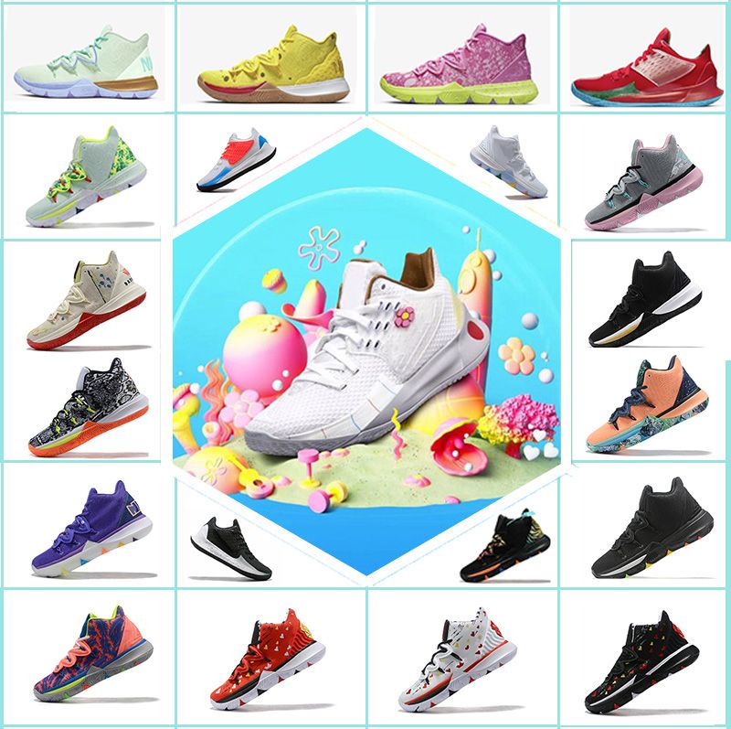 Men 's Nike Kyrie 5 Spongebob Squarepants Opti Yellow Opti