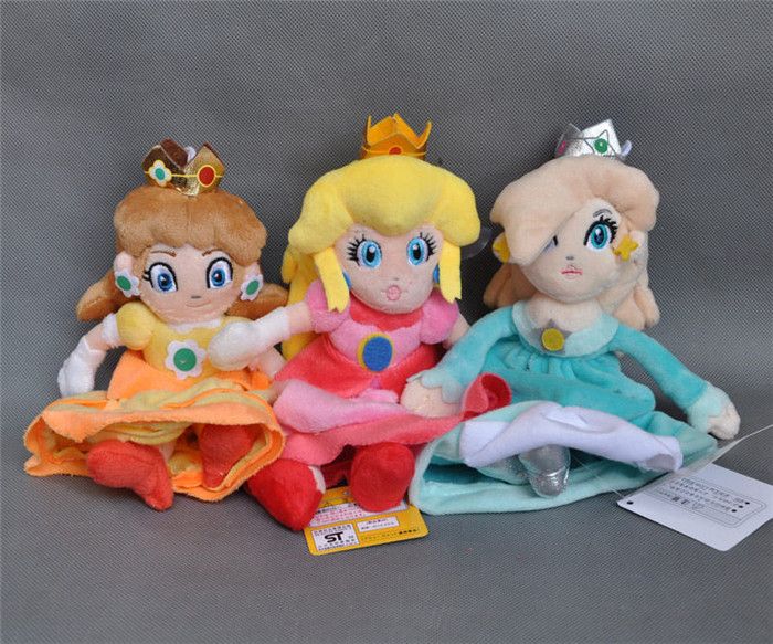 8" New Plush Mario Princess DAISY Gifts Super Rosalina Doll PEACH 1pc 8" New Plush Mario Princess DAISY Gifts Super Rosalina Doll PEACH 1pc