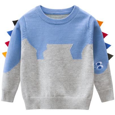 Children Designer Sweaters Kids Pullover Clothing Boys Dinosaur Sweater Girls Casual Tops Warm Keeping Clothes Boys Sweater Free Knitting Patterns
