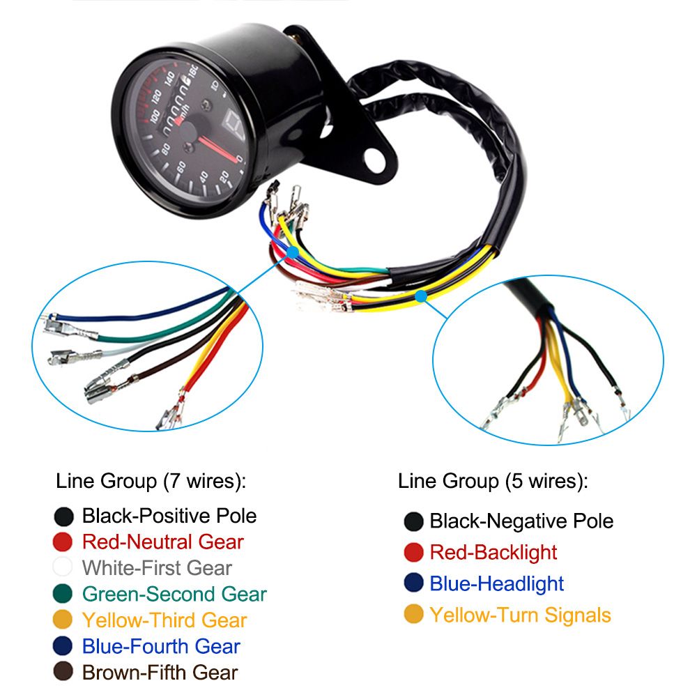 Motorcycle Speedometer Wiring Diagram - 16