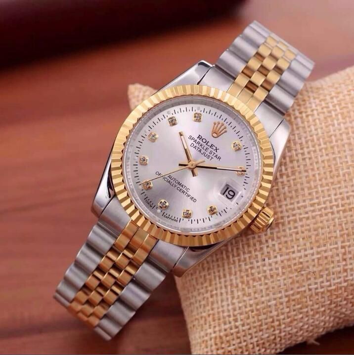 2019 Haute Qualité Chaude Qualité Rolex Marque 40mm Hommes Femmes Montre De  Diamant Montres Auto Date Master Steel Band Hommes Femmes montres montres  02 2022 À partir de xiaoqibaby1121, 7,49 € | DHgate Mobile
