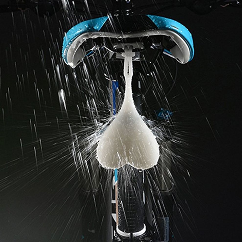 Bike Taillights Waterproof Design Night Cycling Safety LED Shake Testicles Blue