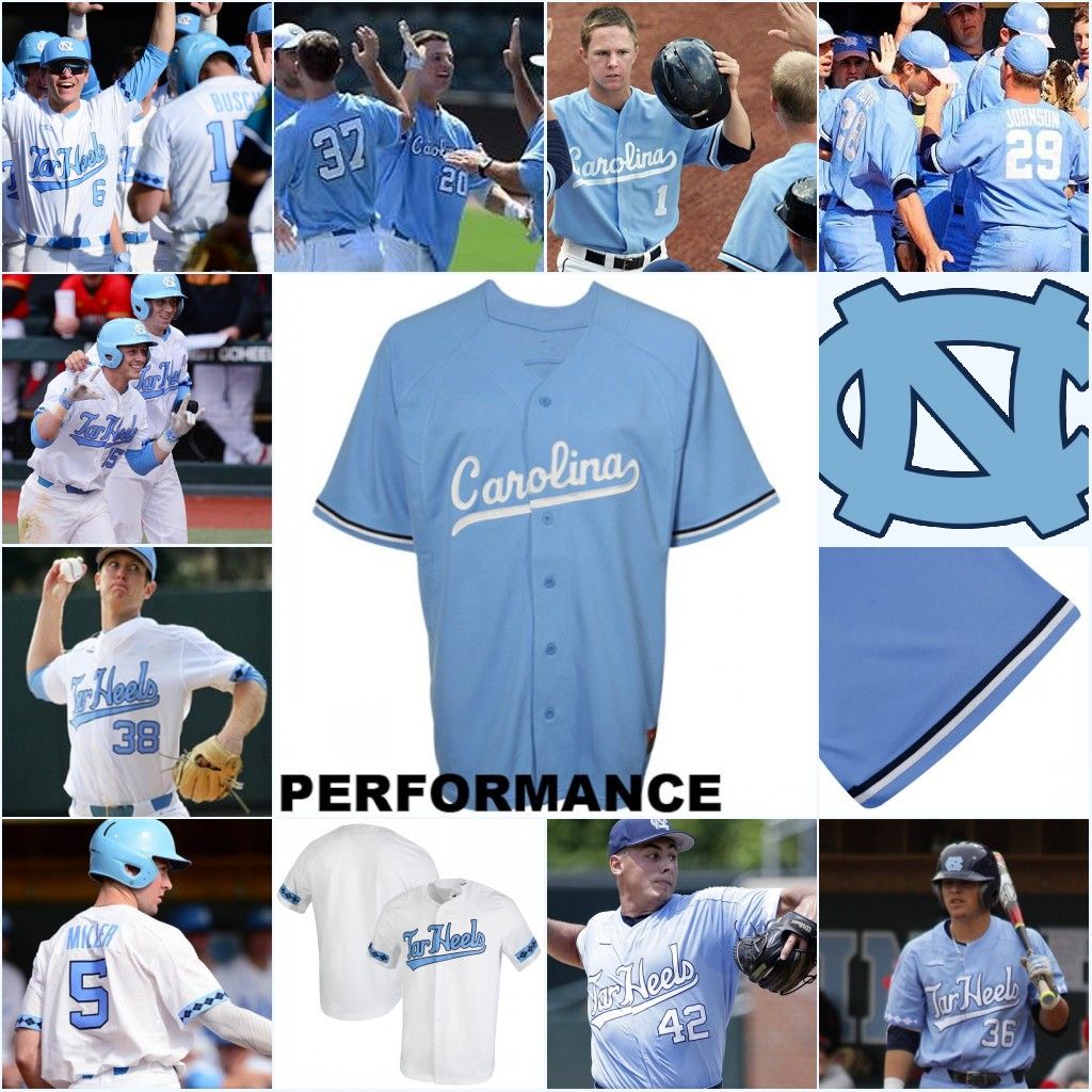 tar heel baseball jersey