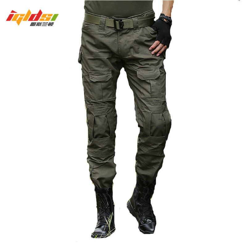 mens slim combat trousers