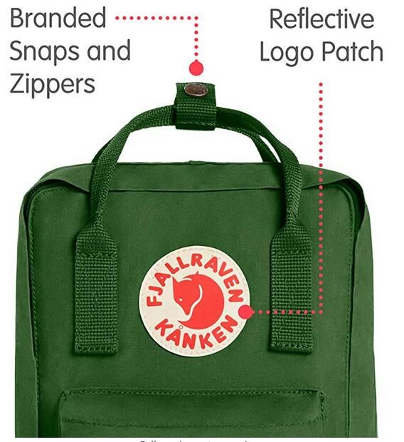 kanken classic leaf green