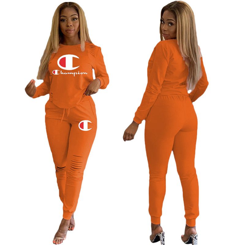 orange champion sweatsuit