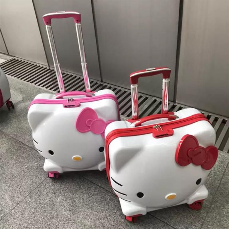Compra Maleta Para Niños Con Ruedas Enrolladas Hello Kitty Maleta Para  Niños Con Ruedas Maleta Trolley Rosa Con Cerradura Caja Para Viaje Para  Niños, Niñas Y Niñas Barato | Entrega Rápida Y