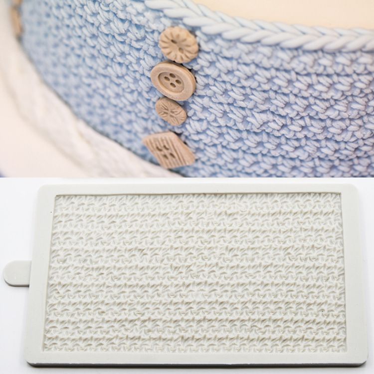 Knitting Wool Woollen Yarn Silicone Design Fondant Cake Mold Decoration