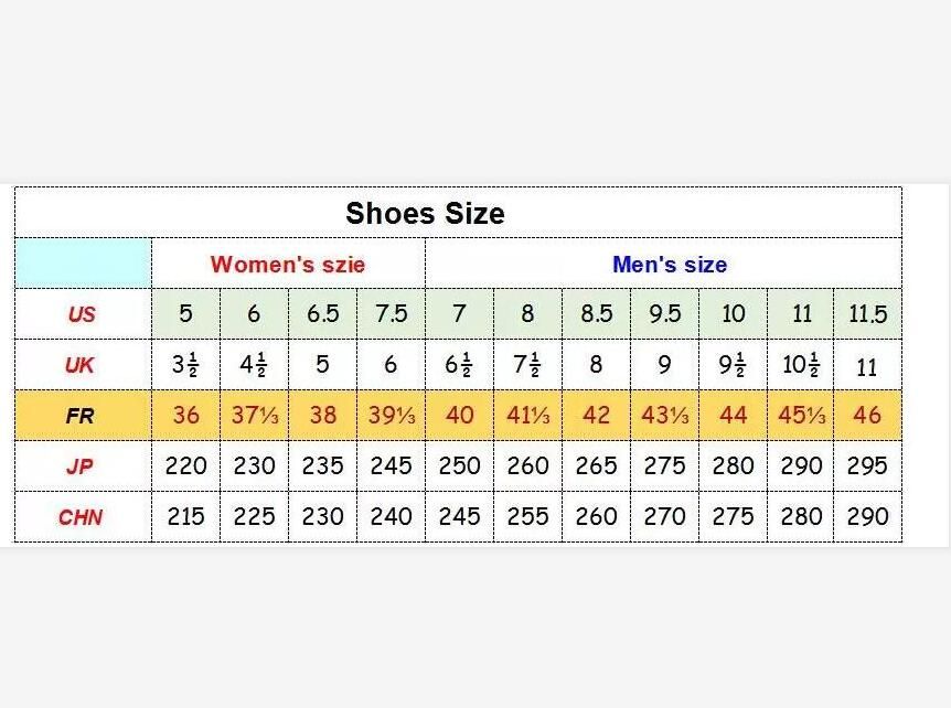 eur to usd shoe size women's