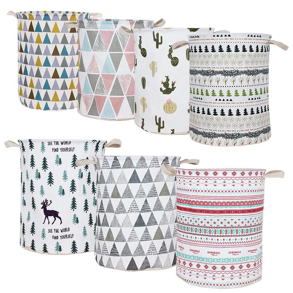 Home Sundries Large Laundry Basket Dirty Clothes Bag Storage Hamper Bucket