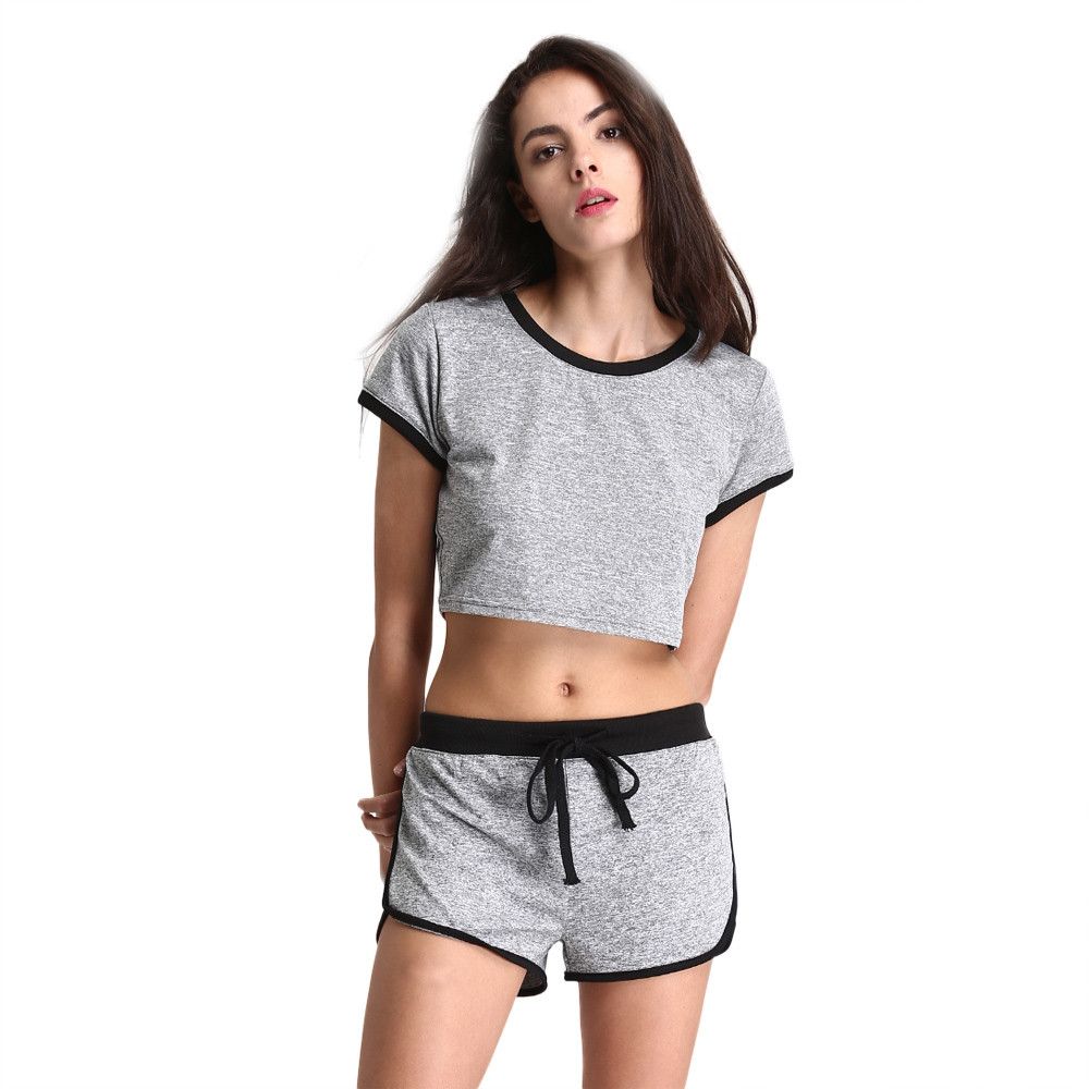 loose crop top for gym