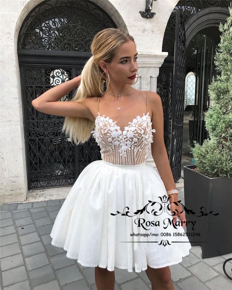 White Formal Dresses Short on Sale, UP ...