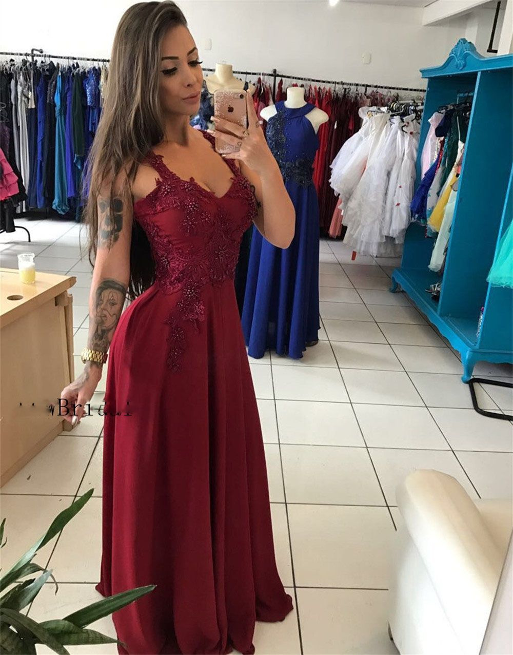 Compra Vestido De Noche Largo Burdeos Apliques De Abalorios Elegantes Satén  Elástico Una Línea Longitud Del Piso Vestidos De Baile 2019 Nuevos Vestidos  De Fiesta Barato | Entrega Rápida Y Calidad | Es.Dhgate