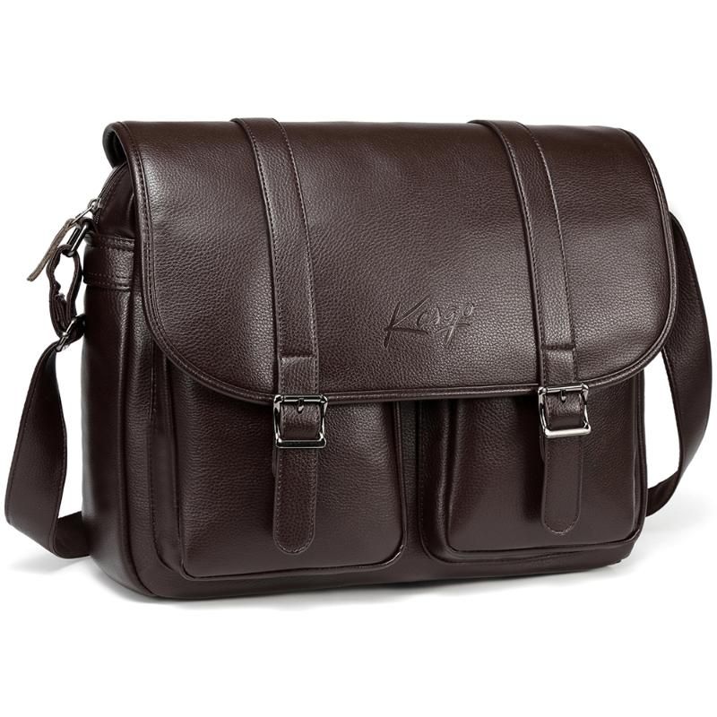 14 inch laptop messenger bag leather