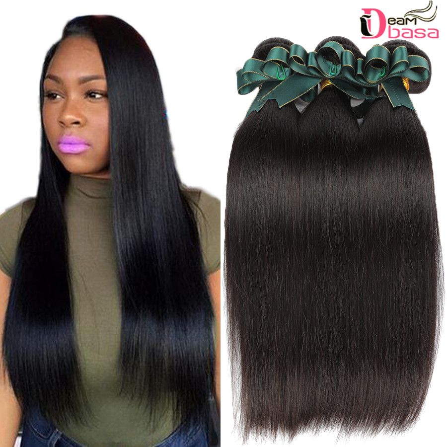 Mink Hair Brazillian Virgin Straight Weaves 100 Brazilian