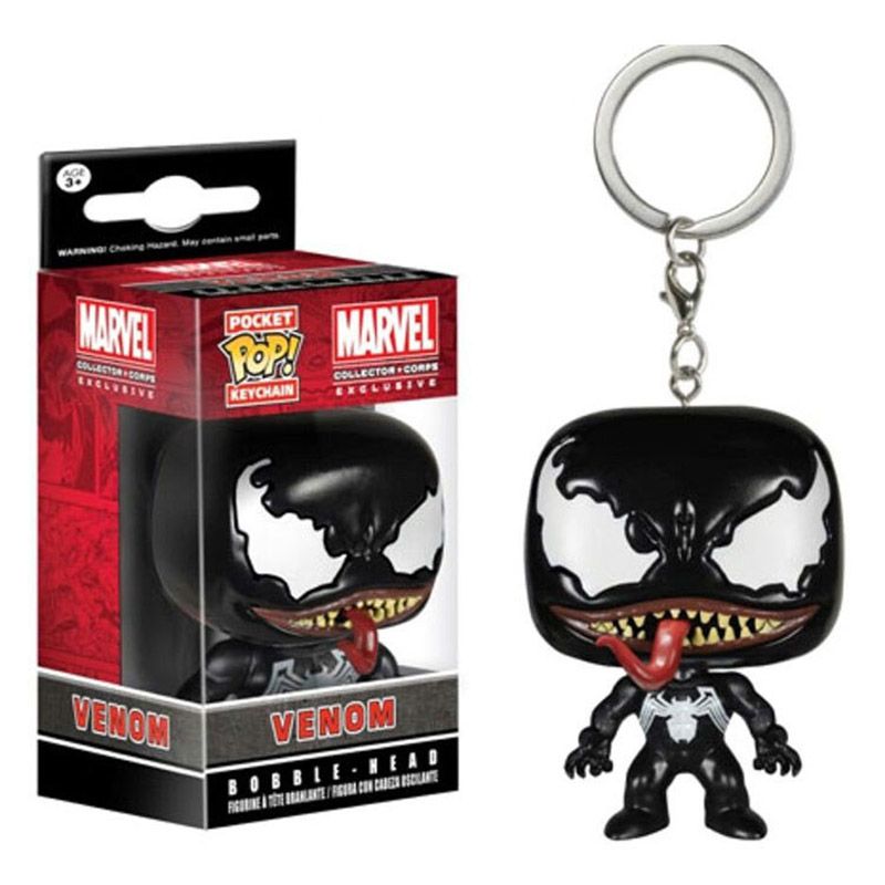 Funko Pop Keychain Venom Action Figures Anime Collection Doll kids Toys Movie Anime Key chain Keyring Funko Pop Keychain Venom Action Figures Anime Collection Doll kids Toys Movie Anime Key chain Keyring