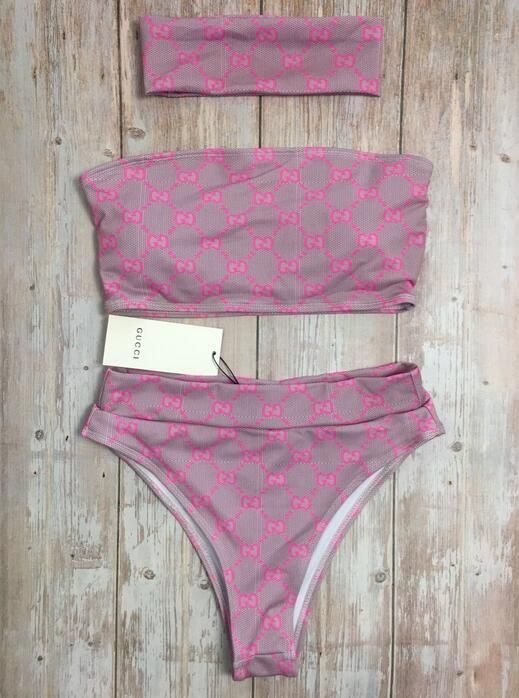 pink gucci swimsuit