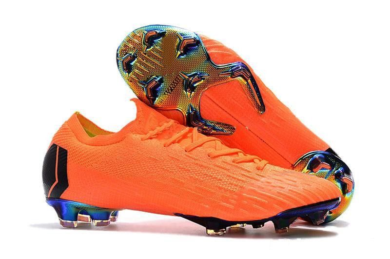 all orange football cleats